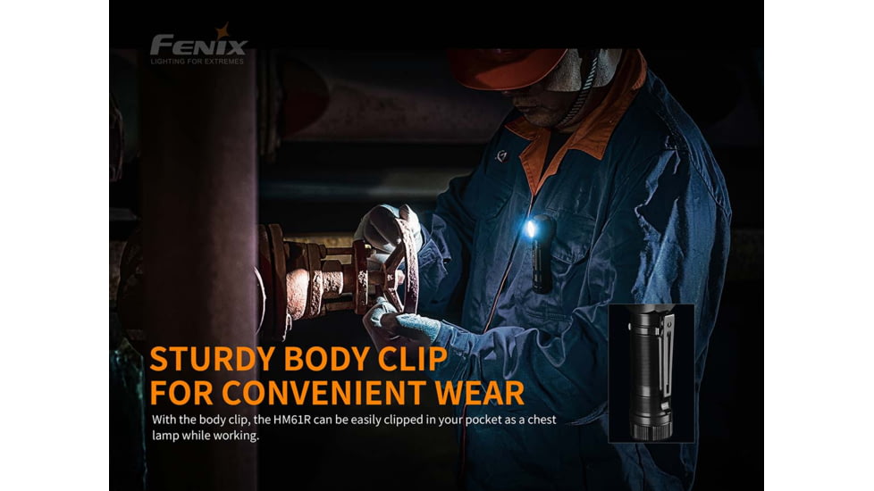 Fenix Hm 61R Multi-Use Headlamp, HM61RSBK