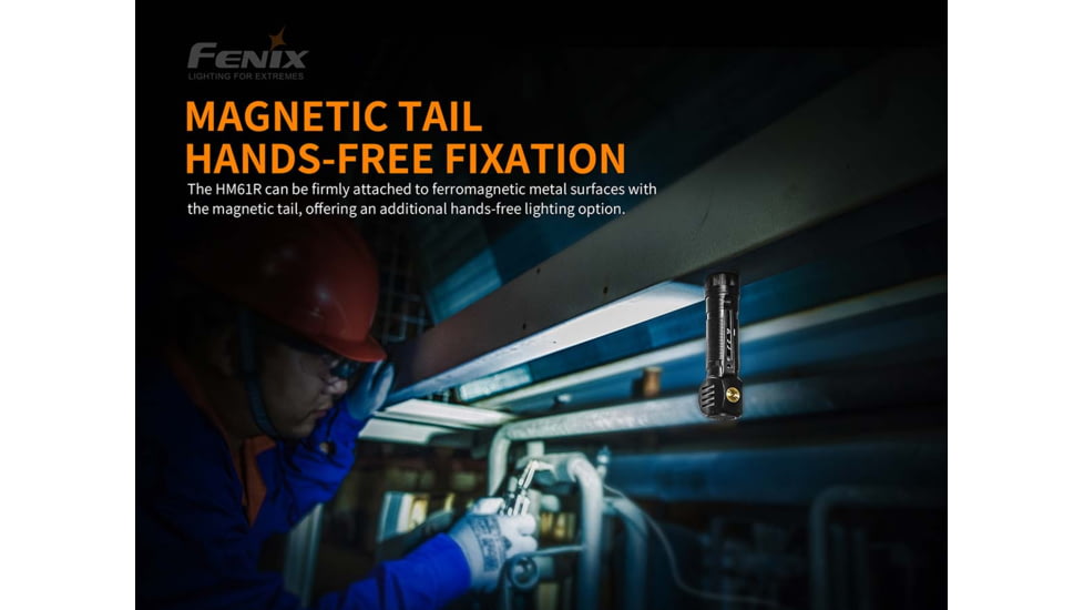 Fenix Hm 61R Multi-Use Headlamp, HM61RSBK