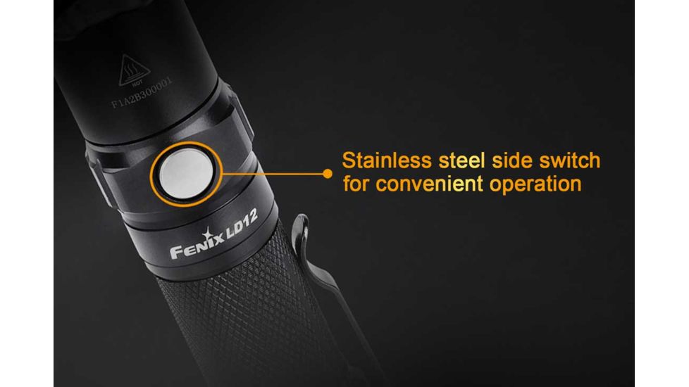 Fenix LD12 2017 Edition Flashlight, 320 Lumens, Black LD12XPBK-B