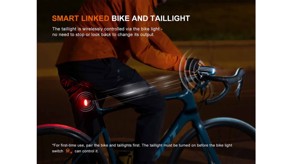 Fenix Fenix BC28R Rechargeable Lithium Ion 2500 Lumens LED Bike Light, Black, BC28RBCBK