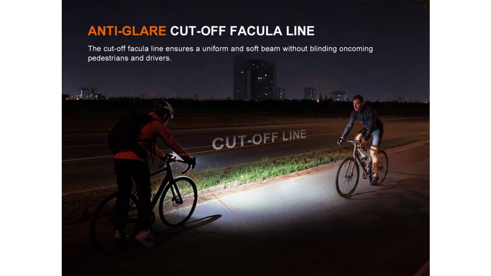 Fenix Fenix BC28R Rechargeable Lithium Ion 2500 Lumens LED Bike Light, Black, BC28RBCBK