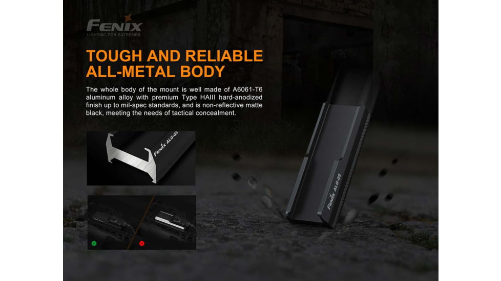 Fenix Lighting AER02V2-ALG05 Remote Switch/Pressure Switch Mount Combo
