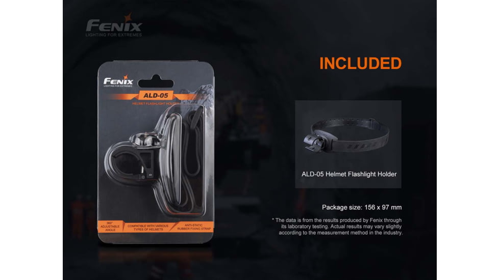 Fenix Lighting ALD-05 Helmet Flashlight Holder