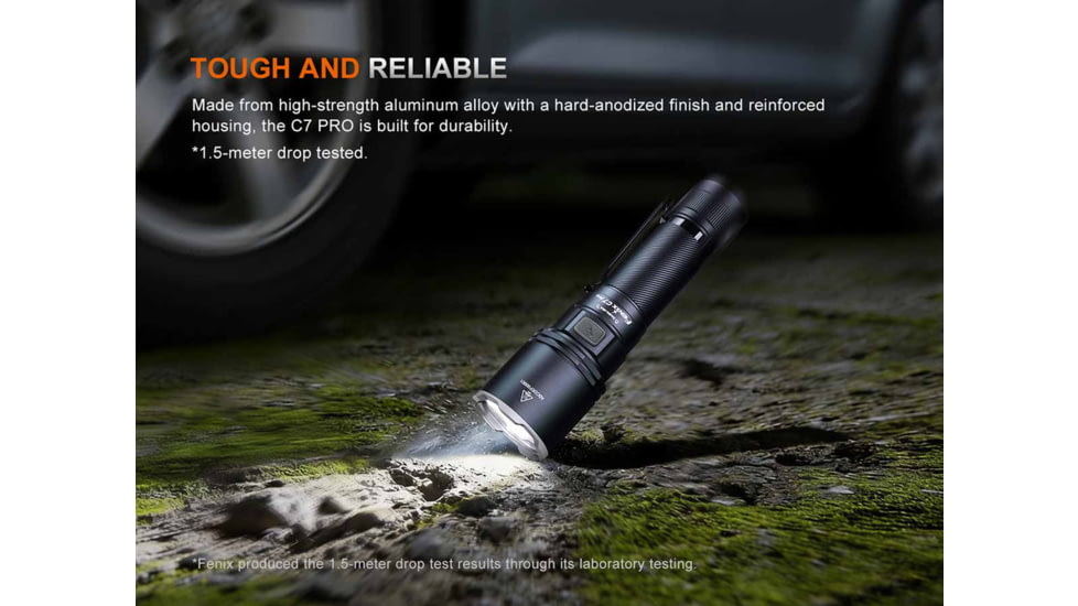 Fenix C7 Pro Lithium Ion 4600 Lumens LED Flashlight