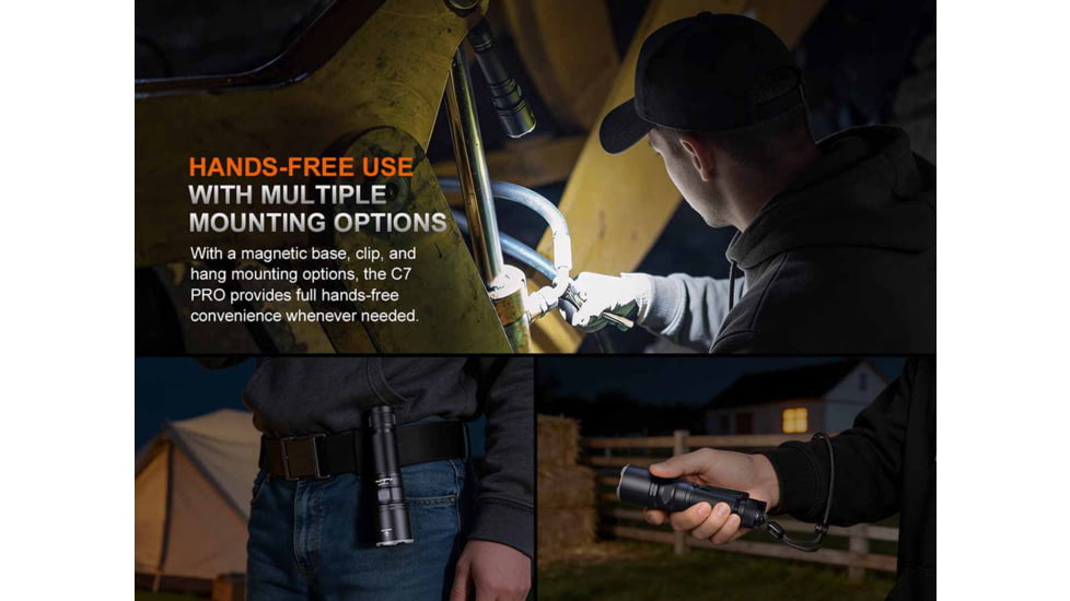 Fenix C7 Pro Lithium Ion 4600 Lumens LED Flashlight