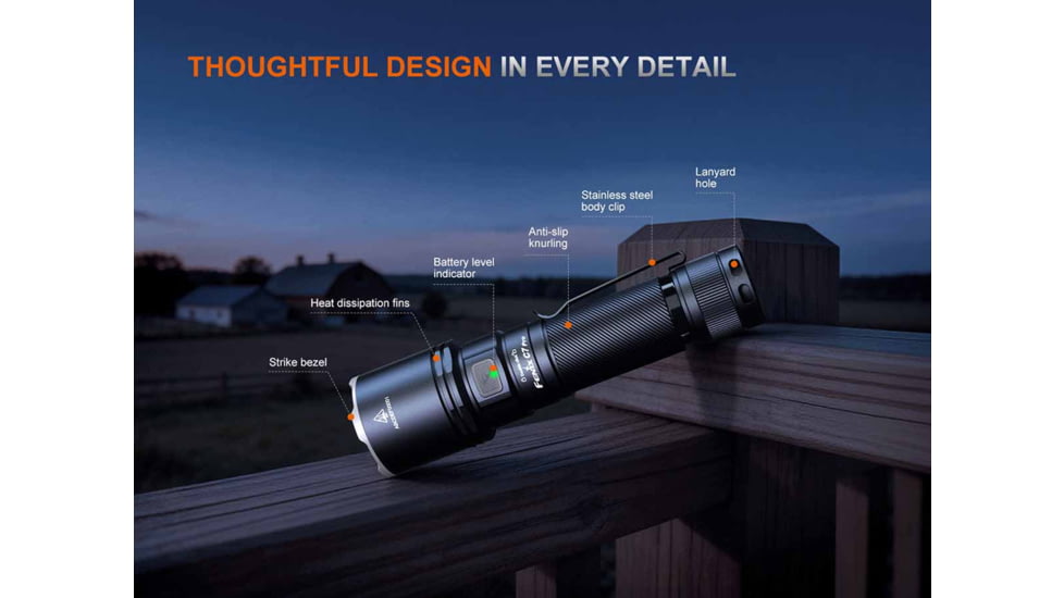 Fenix C7 Pro Lithium Ion 4600 Lumens LED Flashlight