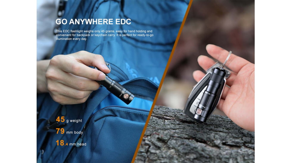 Fenix Lighting E09R Lithium Ion 600 Lumens Flashlight