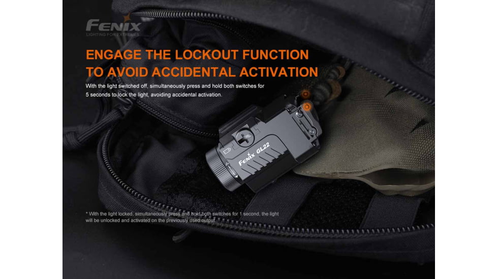 Fenix Lighting GL22 Lithium Ion 750 Lumens Flashlight