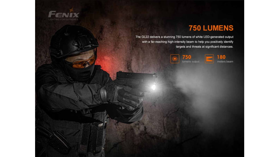 Fenix Lighting GL22 Lithium Ion 750 Lumens Flashlight