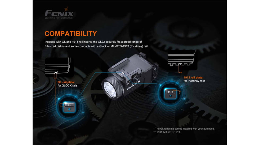 Fenix Lighting GL22 Lithium Ion 750 Lumens Flashlight
