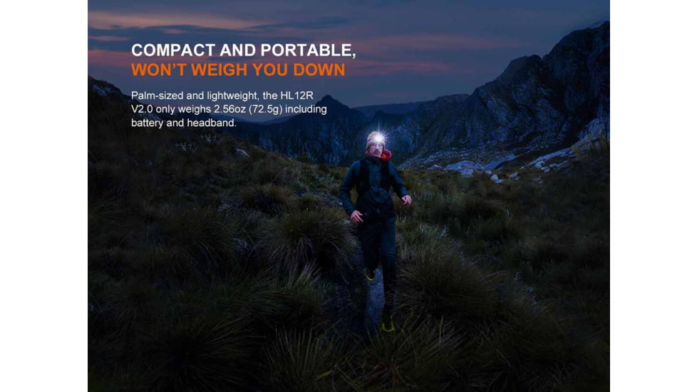 Fenix Lighting HL12R V2.0 Lithium Ion 500 Lumens Headlamp