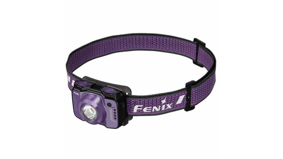 Fenix Lighting HL12R V2.0 Lithium Ion 500 Lumens Headlamp, Purple, HL12RV2PR