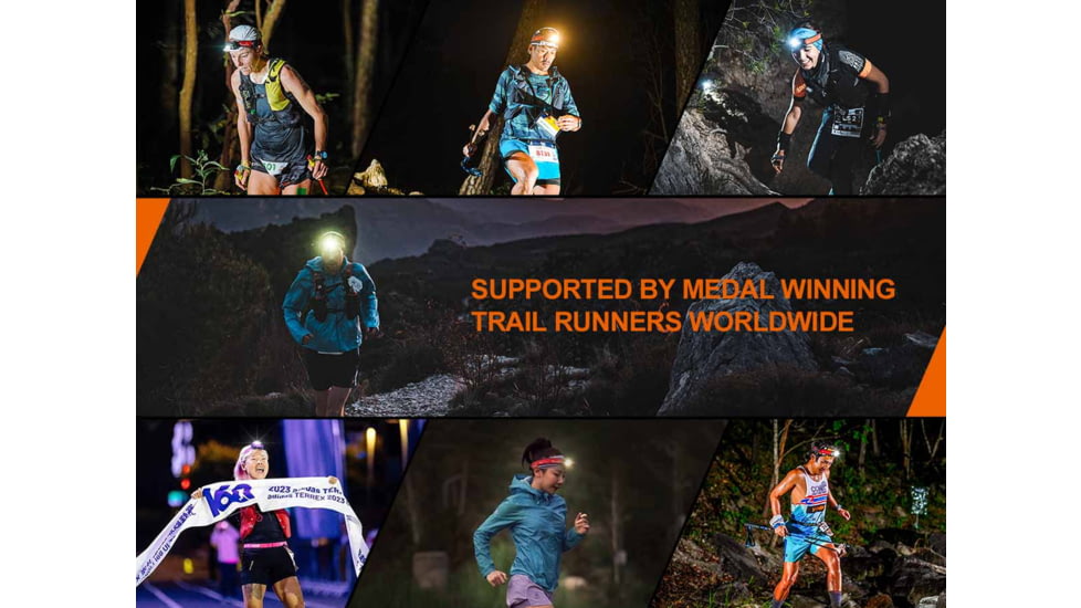Fenix HM65R-T V2.0 Lithium Ion 1600 Lumens Luminus SST40 LED, Luminus SST20 LED Headlamp, Black, HM65RTV2BK