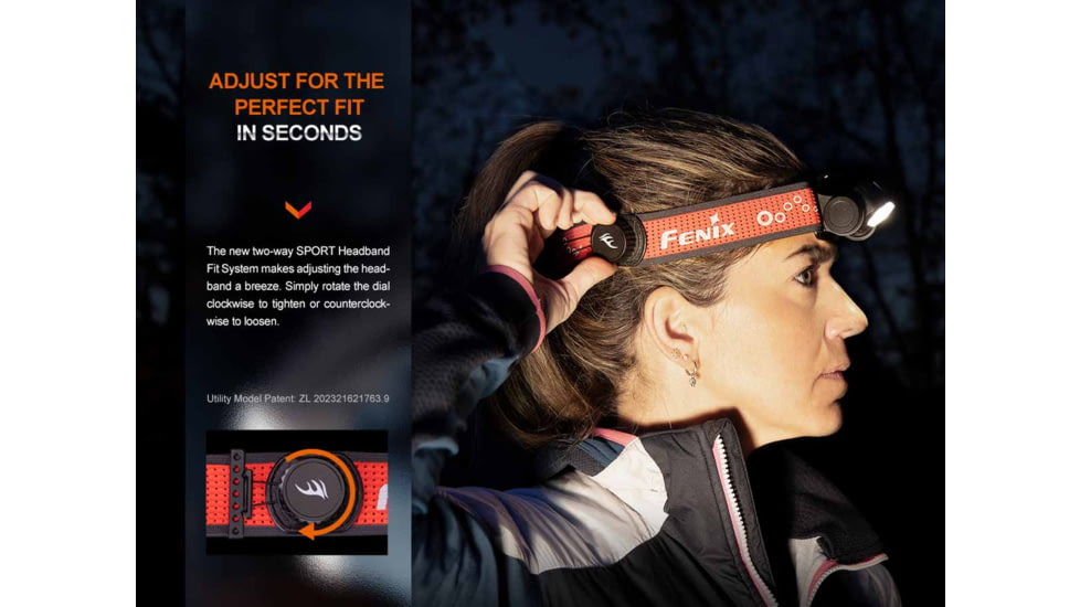 Fenix HM65R-T V2.0 Lithium Ion 1600 Lumens Luminus SST40 LED, Luminus SST20 LED Headlamp, Black, HM65RTV2BK