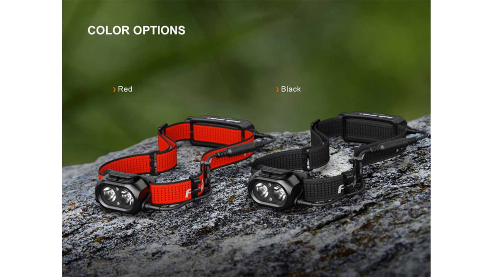 Fenix HP12R-T Lithium Ion 1300 Lumens Luminus SST25, Luminus SST20 CR480, 2835 LED Headlamp, Red, HP12RTRD