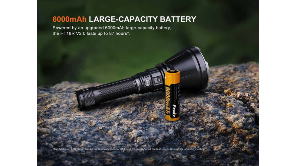 Fenix Lighting HT18R V2.0 Lithium Ion 3700 Lumens Flashlight
