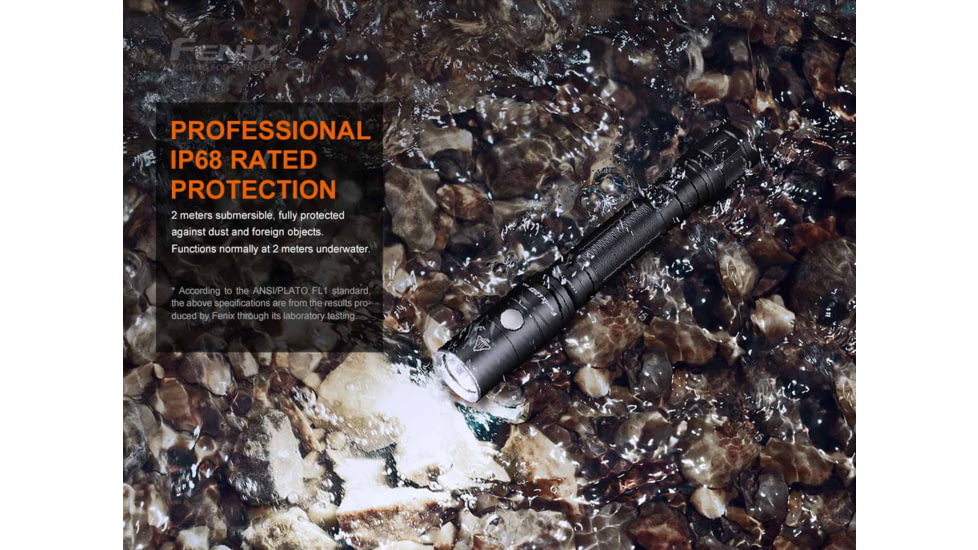 Fenix Lighting LD22 V2.0 800 Lumens Luminus SST20 WXS LED Flashlight, Black, LD22V2BK