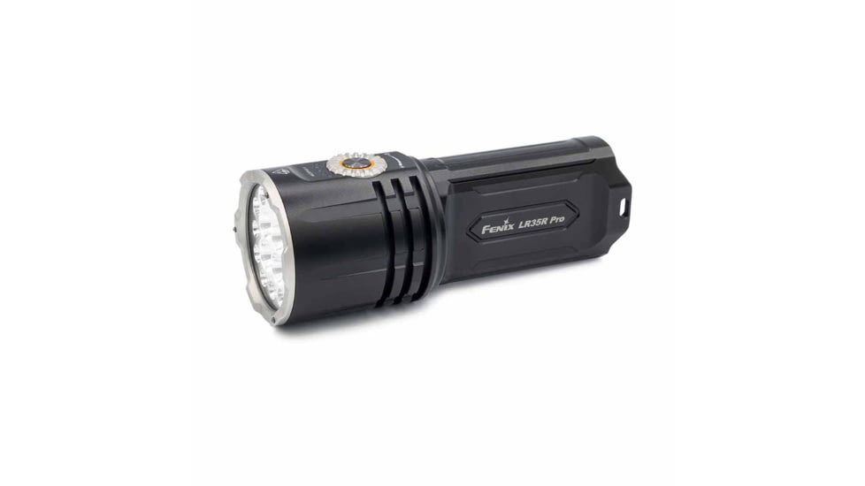 Fenix Lighting LR35R PRO Lithium Ion 10000 Lumens Luminus SFT 25, Luminus SST 25, OSRAM GR QSSPA1.23, SST-10-UV Flashlight, Black, LR35RPRBK