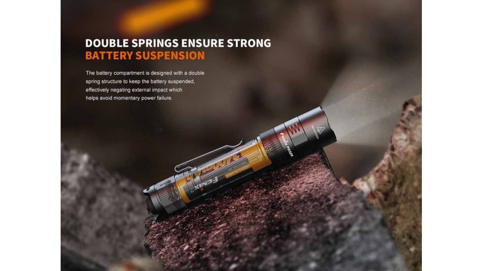 Fenix Lighting PD32R Lithium Ion 1400 Lumens Luminus SFT40 LED Flashlight, Black, PD32RSTBK