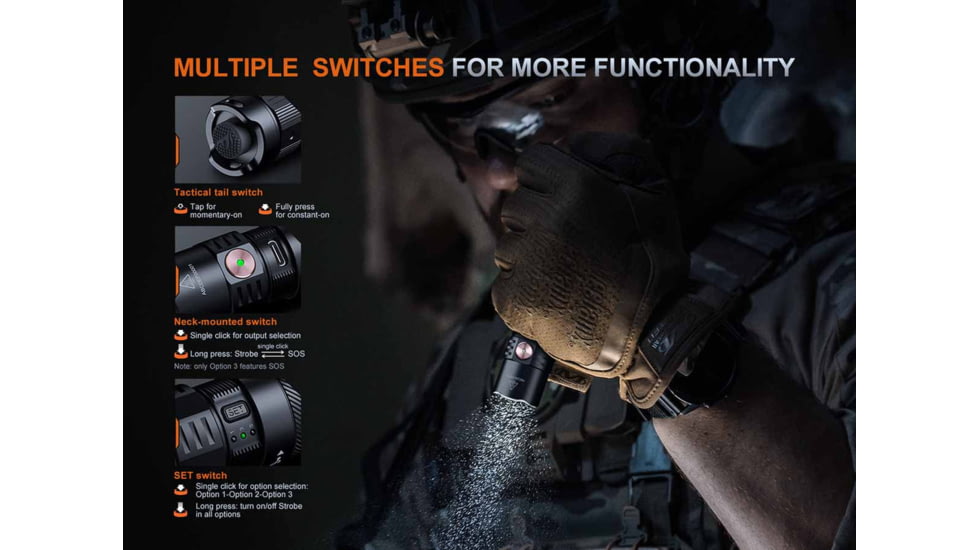 Fenix Lighting PD35R ACE Lithium Ion 2000 Lumens Flashlight