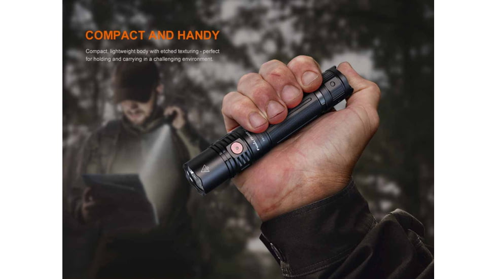 Fenix PD36R V2.0 Lithium Ion 1700 Lumens Luminus SFT40 LED Flashlight, Black, PD36RV2BK