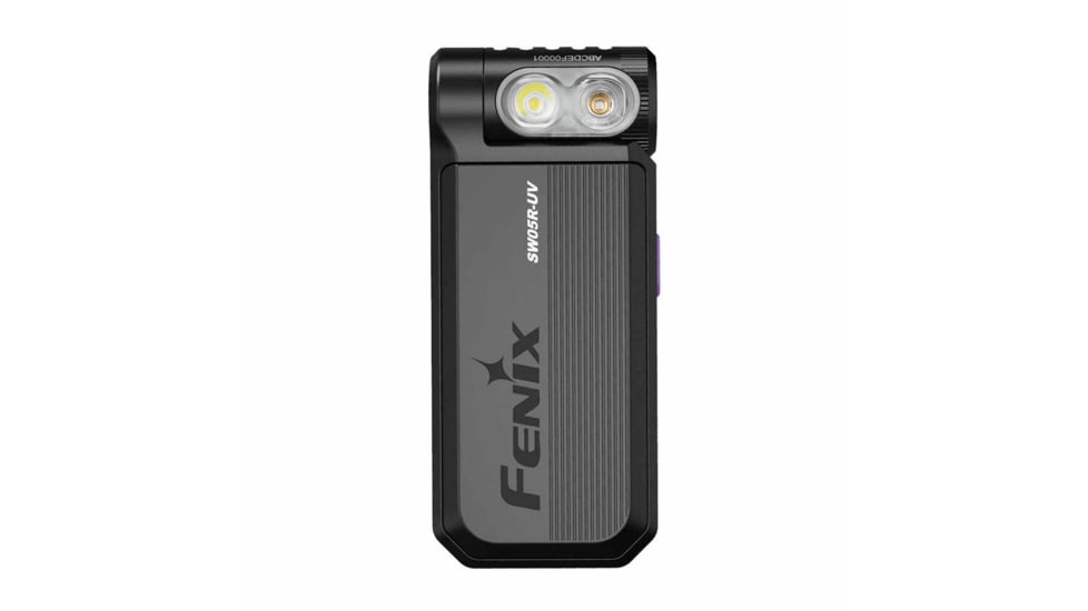 Fenix SW05R-UV Lithium Ion 150 Lumens LED Flashlight, Black, SW05RUVBK