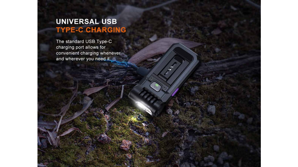 Fenix SW05R-UV Lithium Ion 150 Lumens LED Flashlight, Black, SW05RUVBK