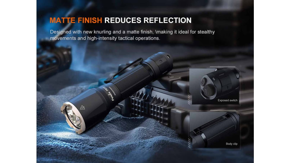 Fenix Lighting TK17 Lithium Ion 3600 Lumens CREE XHP50.3 HD Flashlight, Black, TK17XHBK