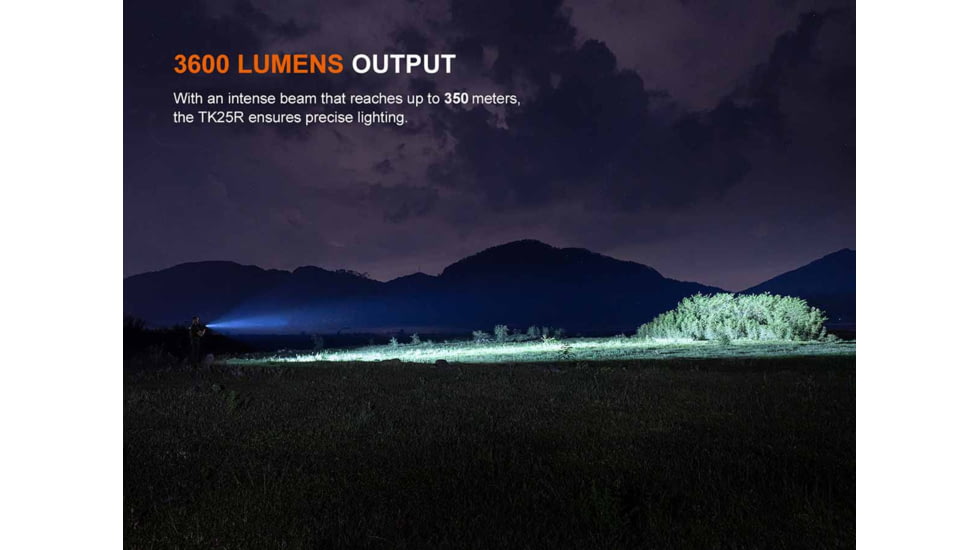 Fenix Lighting TK25R Lithium Ion 3600 Lumens Flashlight