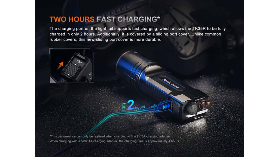 Fenix Lighting TK35R Lithium Ion 5800 Lumens Flashlight