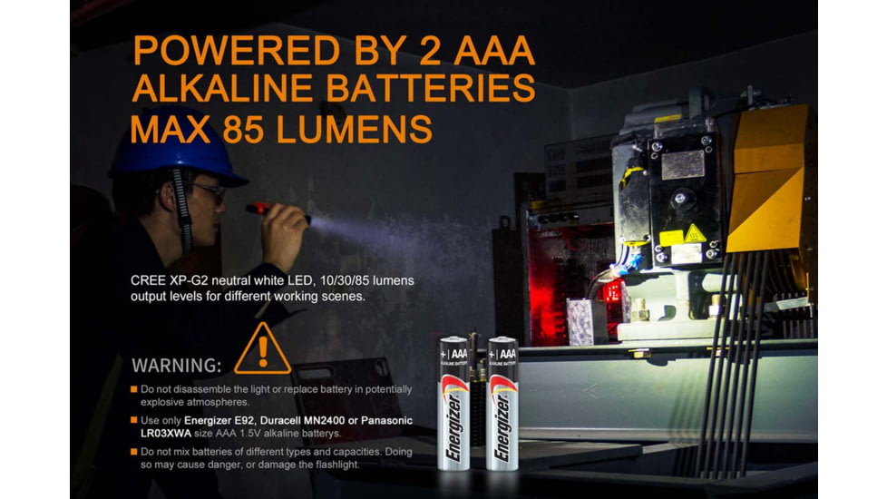 Fenix Lighting WF05E 85 Lumens Flashlight