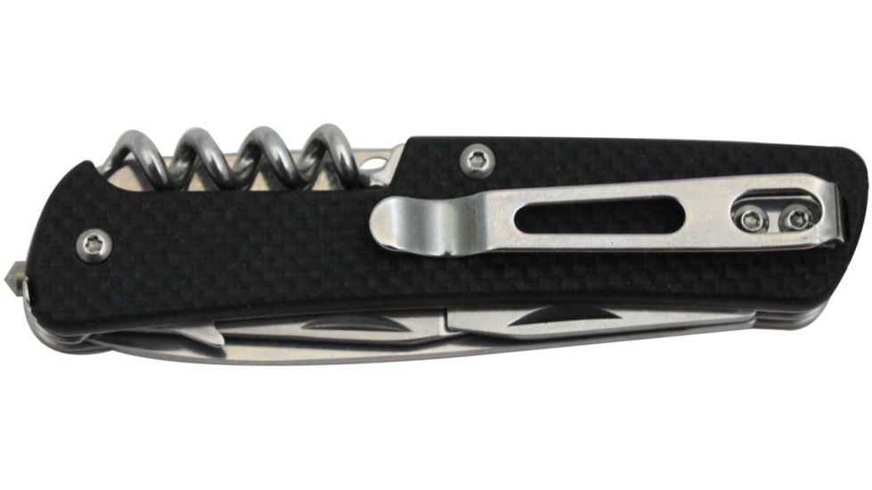 RUIKE M21 Multifunction Knife, 2.79in, 14C28N Stainless Steel, Clip Point, Plain Blade, Black, M21-B