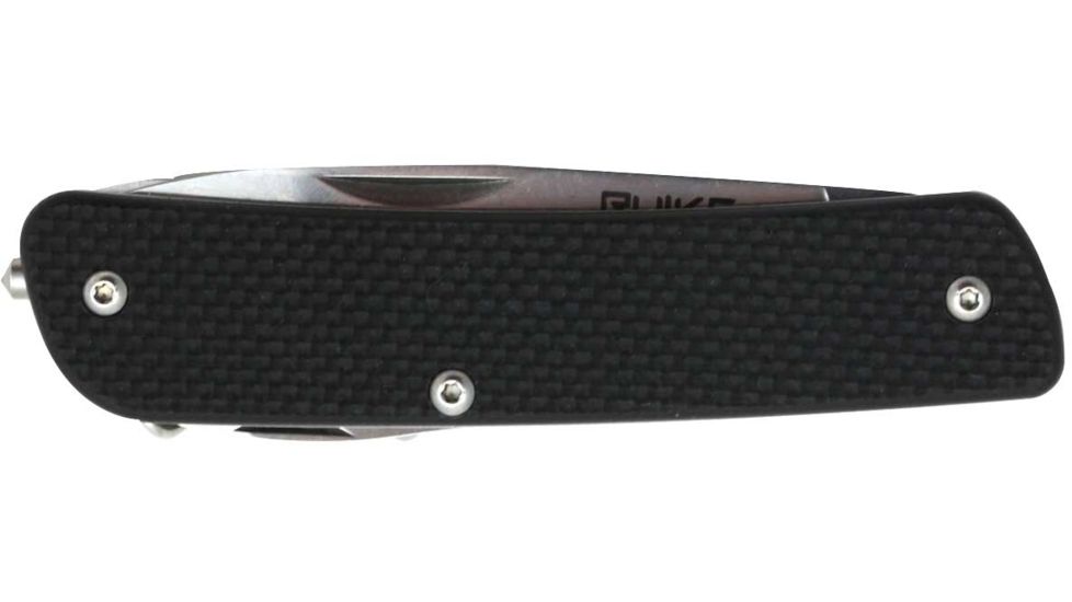 RUIKE M32 Multifunction Knife, 2.79in, 14C28N Stainless Steel, Clip Point, Plain Blade, Black, M32-B