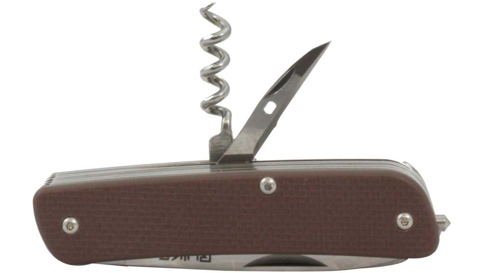 RUIKE M61 Multifunction Knife, 2.79in, 14C28N Stainless Steel, Clip Point, Plain Blade, Green, M61-G