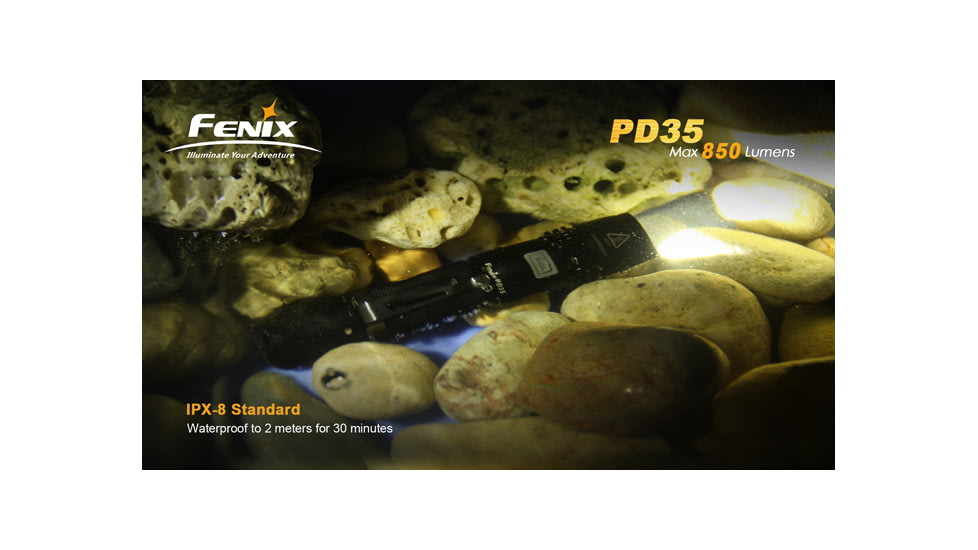 Fenix PD35 LED Flashlight, Black PD35L2BK-B
