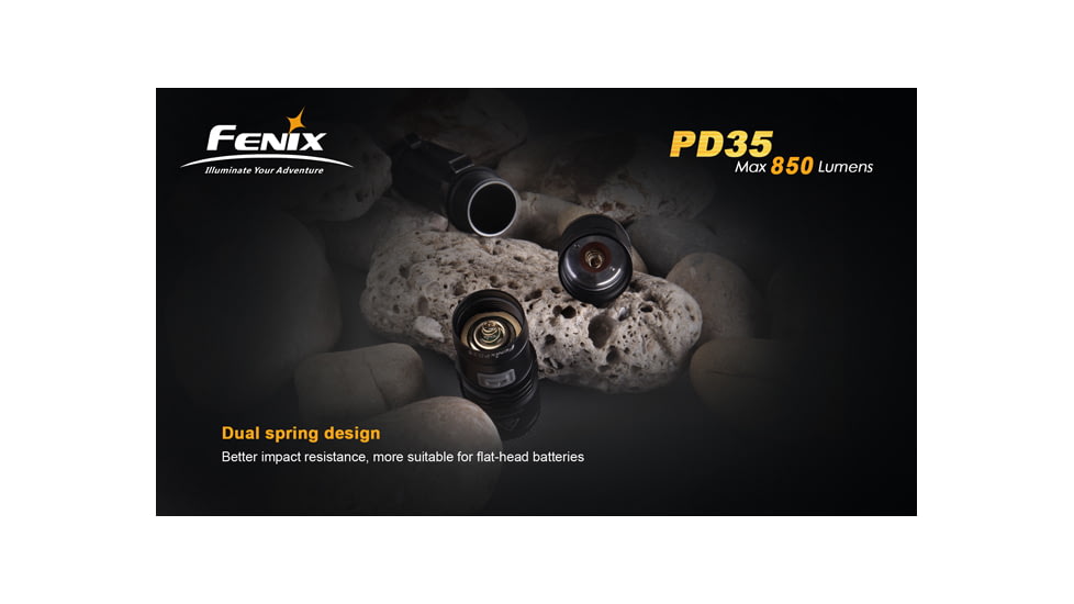Fenix PD35 LED Flashlight, Black PD35L2BK-B