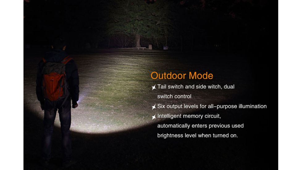 Fenix PD35 TAC 1000 Lumen Flashlight, Black PD35TACBK