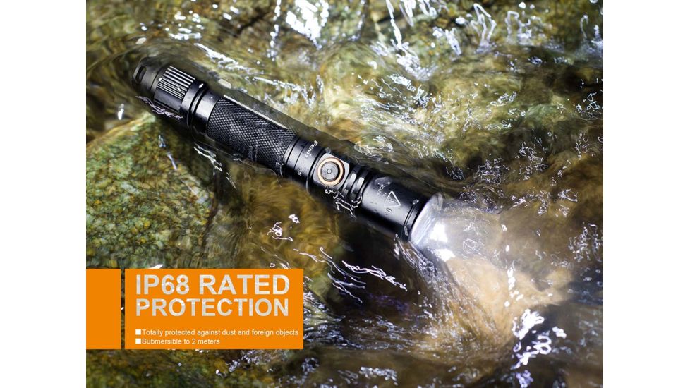 Fenix PD35 Version 2.0 Flashlight, 1000 Lumens, Black PD35V2BK