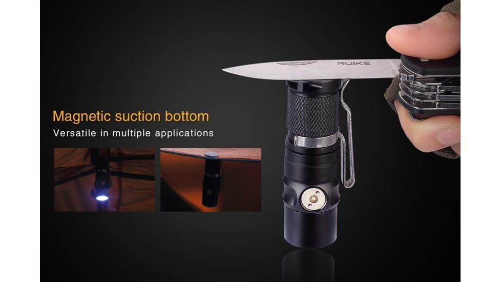 Fenix RC09 Rechargeable Flashlight, 550 Lumens, Black RC09XLBK