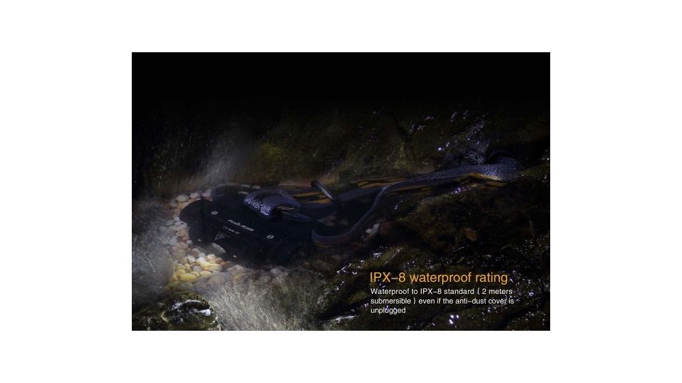 Fenix Rechargeable LED Headlamp,950 Lumens,Black HL60R