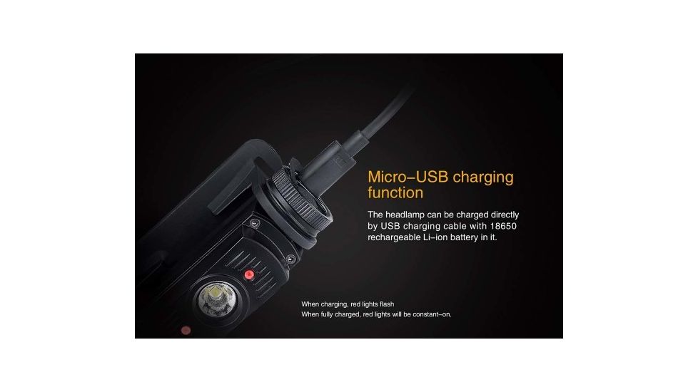 Fenix Rechargeable LED Headlamp,950 Lumens,Black HL60R