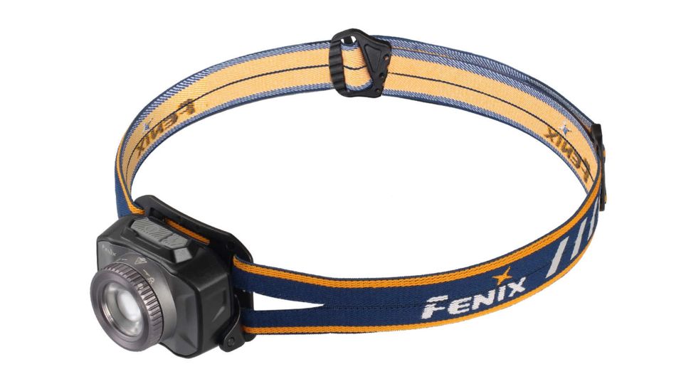 Fenix Rechargeable Focusable LED Headlamp CREE XP-L HI V2 LED 600 Lumens Includes Built-In Li-Poly Battery Pack, Grey FENIX-HL40R-GREY