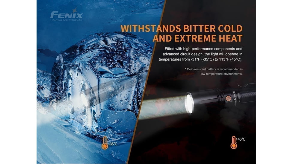 Fenix TK 30 White Laser Flashlight, TK30WLBK