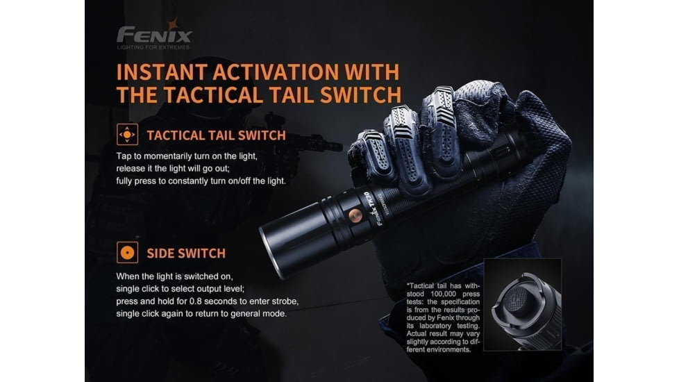 Fenix TK 30 White Laser Flashlight, TK30WLBK