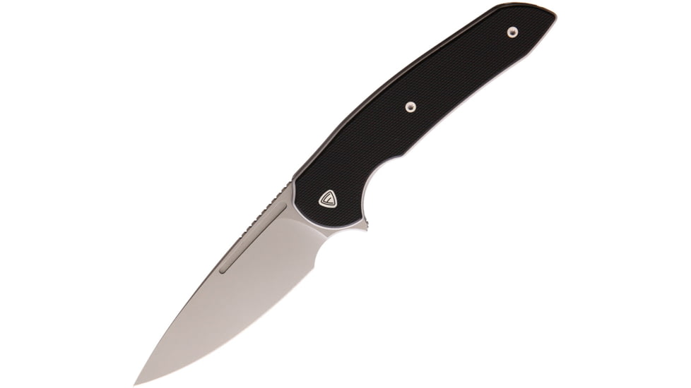 Ferrum Forge Knife Works Stinger Linerlock Folding Knife, Black, Black G10 handle, STINGER BLACK