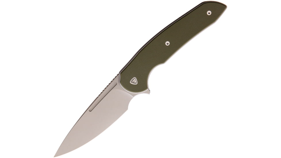 Ferrum Forge Knife Works Stinger Linerlock Folding Knife, Green, Green G10 handle, STINGER GREEN