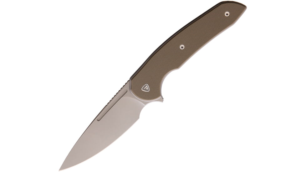 Ferrum Forge Knife Works Stinger Linerlock Folding Knife, Tan, Tan G10 handle, STINGER TAN