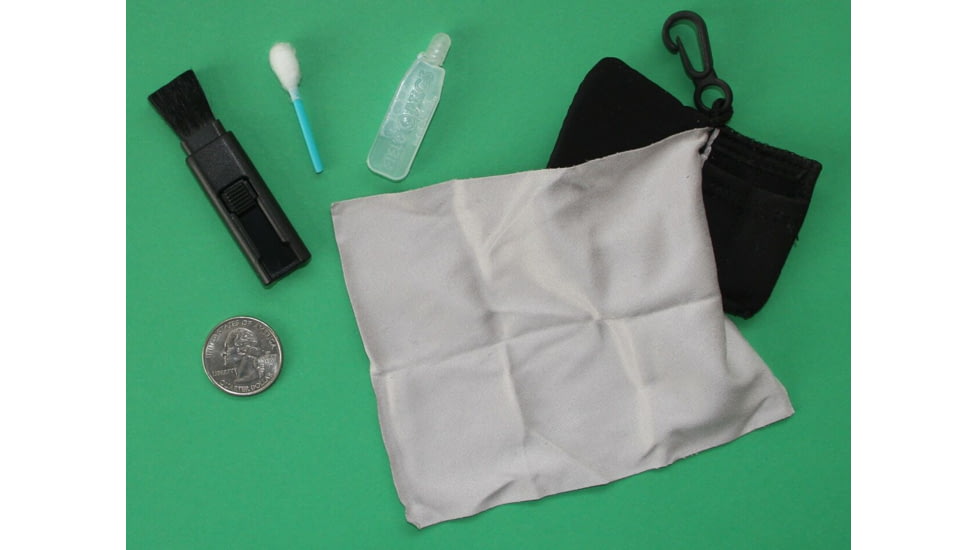 Field Optics Research Pock Lens Cleaner Combo Kit, 1 POCK + 4 Mini-Bottles, P002