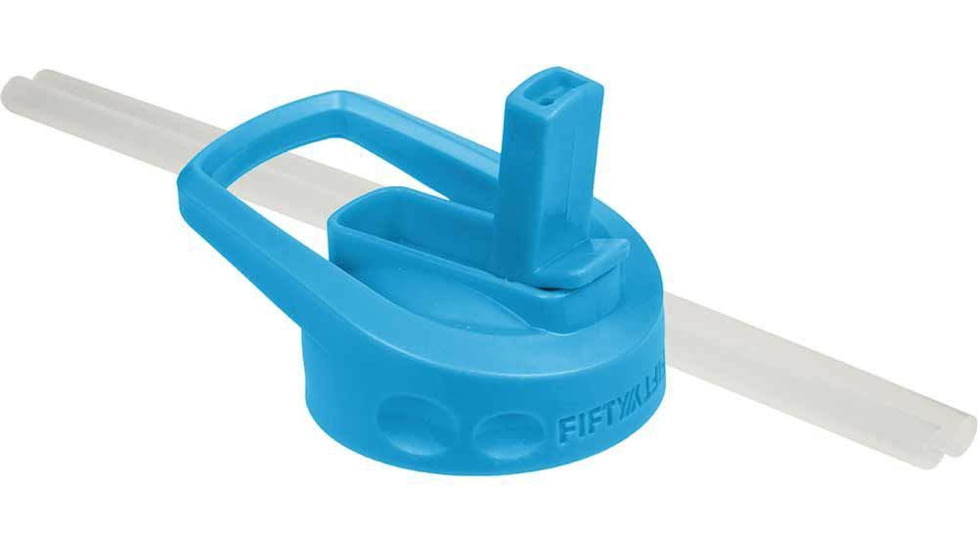 Fifty/Fifty Colored Wide-Mouth Straw Lid, Blue, A68002BL0