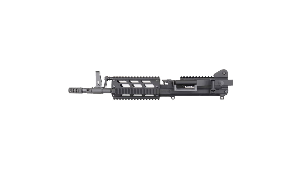 FightLite Mission Configurable Rifle AR-15 5.56x45mm NATO 12.5inch MIL-Spec Upper Receiver, Picatinny Rail, 1-7 Twist, 1/2x28, FightLite RIP Brake Compensator, Anodized, Black, MCR-556-DFRS